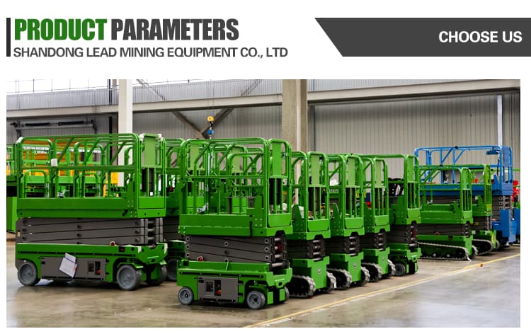 4m Crawler Scissor Lift Compact Tracked Aerial Work Platform