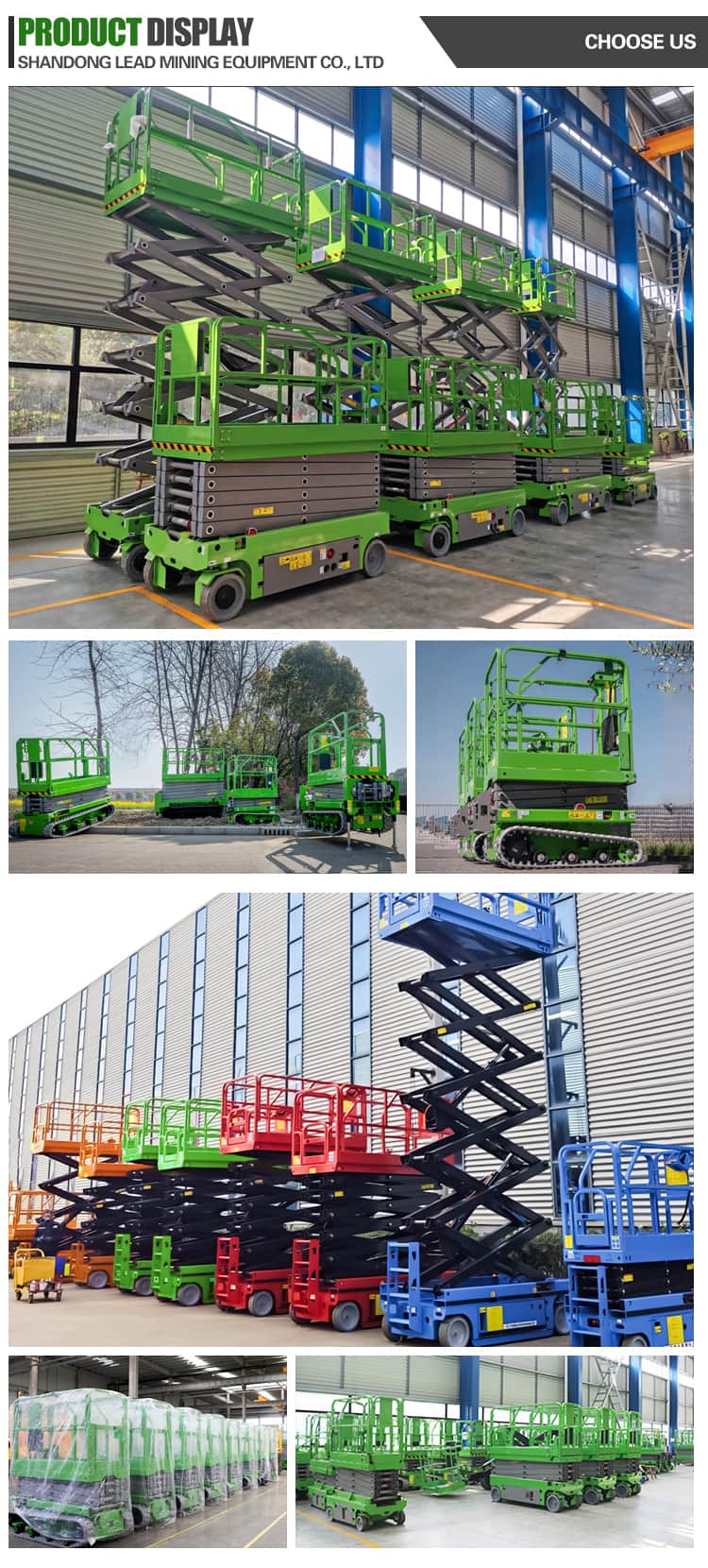 4m Crawler Scissor Lift Compact Tracked Aerial Work Platform