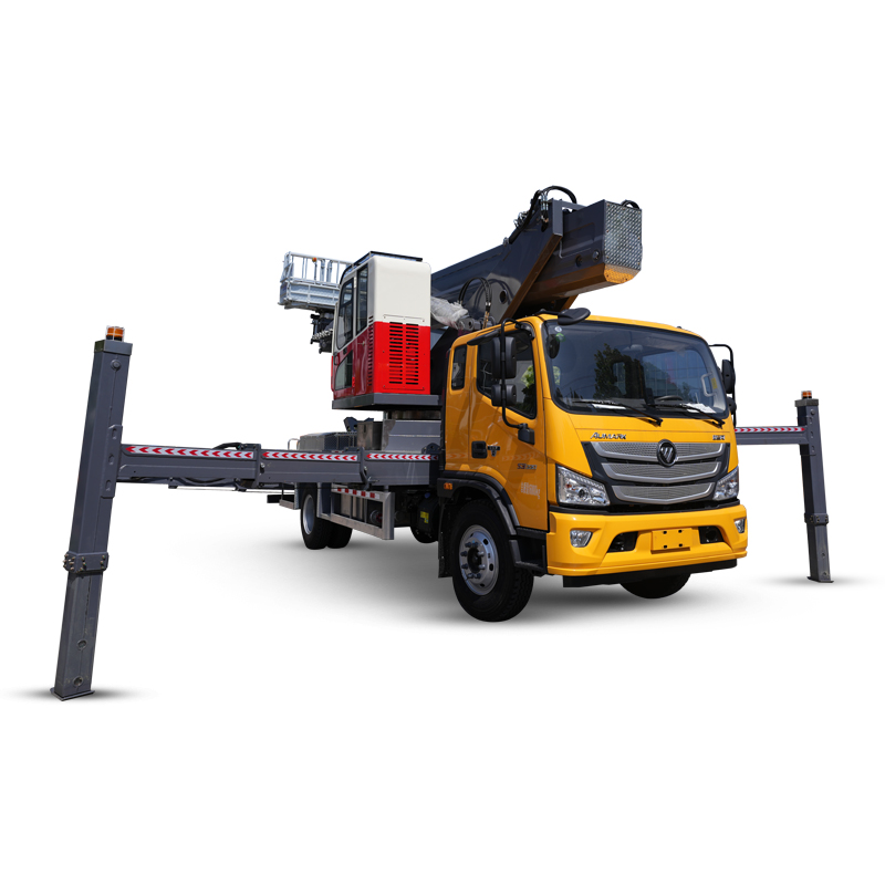 Nacelle Élévatrice sur Camion 50m pour Travaux en Hauteur Él