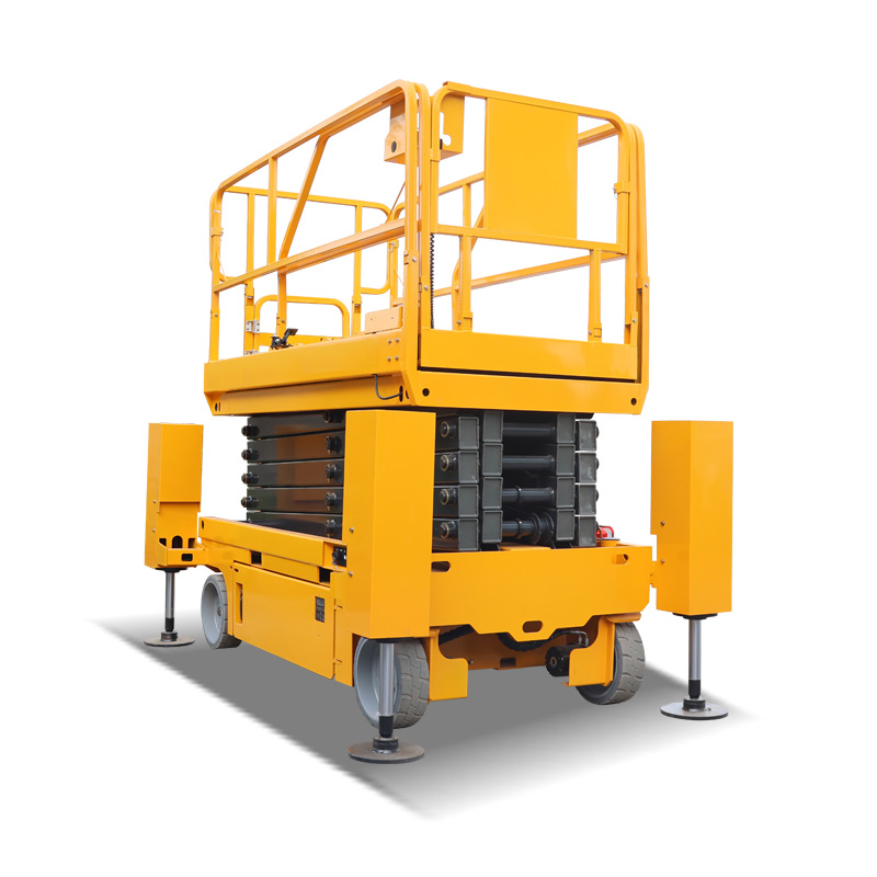 12 Meter Wheel Scissor Lift Mobile Aeria