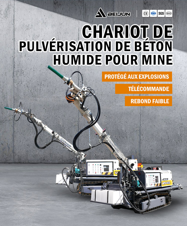 Machine de Projection de Béton par Voie Humide pour Tunnel et Mine avec Pulvérisation Efficace et Précise.jpg