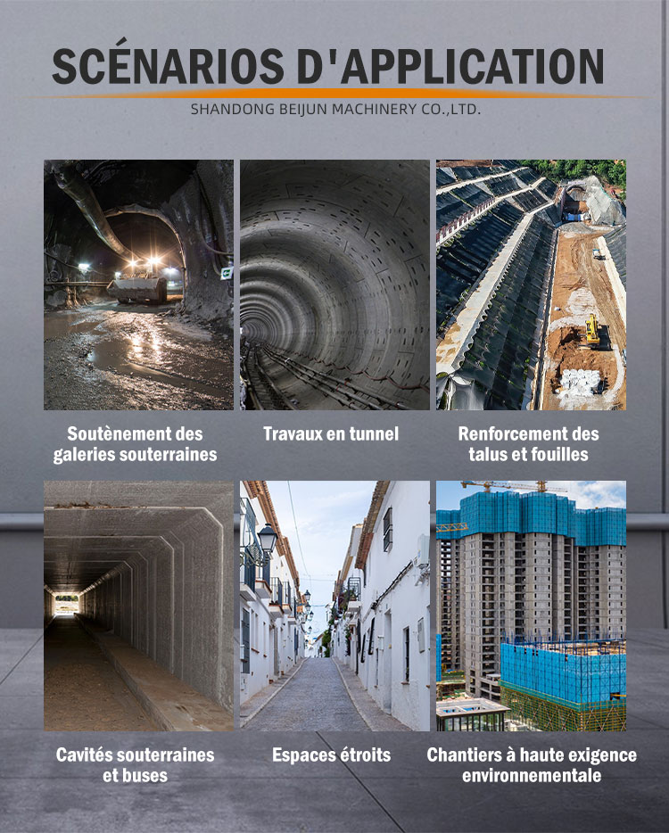 Machine de Projection de Béton par Voie Humide pour Tunnel et Mine avec Pulvérisation Efficace et Précise.jpg