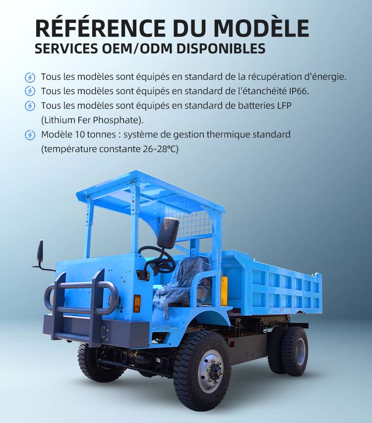 Camion Minier Souterrain Électrique 3,5 Tonnes pour Mines Étroites avec Zéro Émission et Mobilité Flexible.jpg