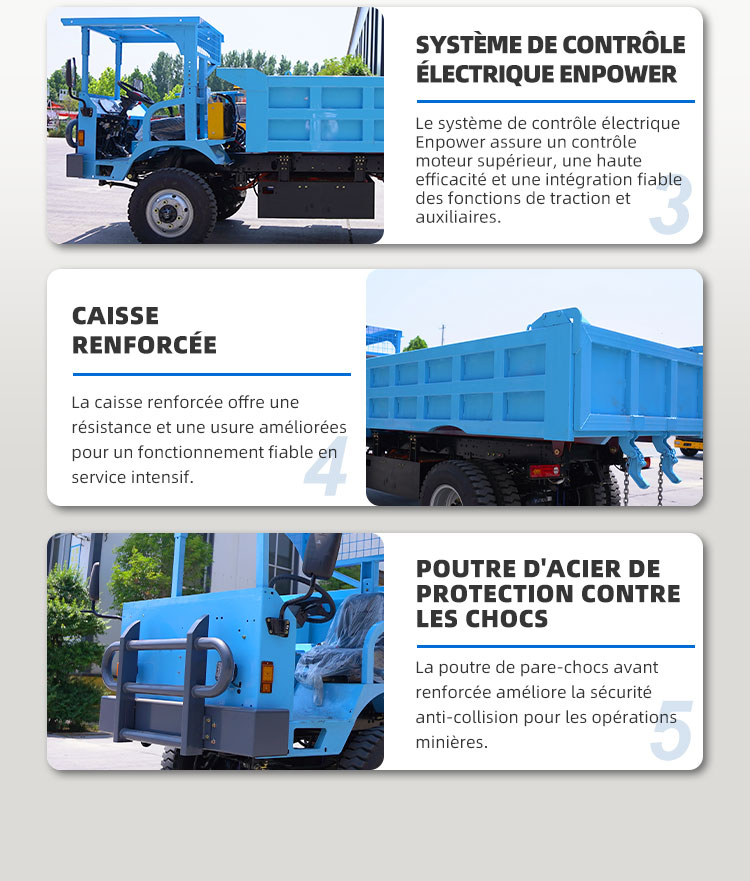 Camion Minier Souterrain Électrique 3,5 Tonnes pour Mines Étroites avec Zéro Émission et Mobilité Flexible.jpg
