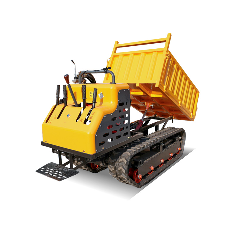 1 Ton con guida da terra dumper cingolato per Landscaping e Confined Jobs con compatto Size e fluido Handling