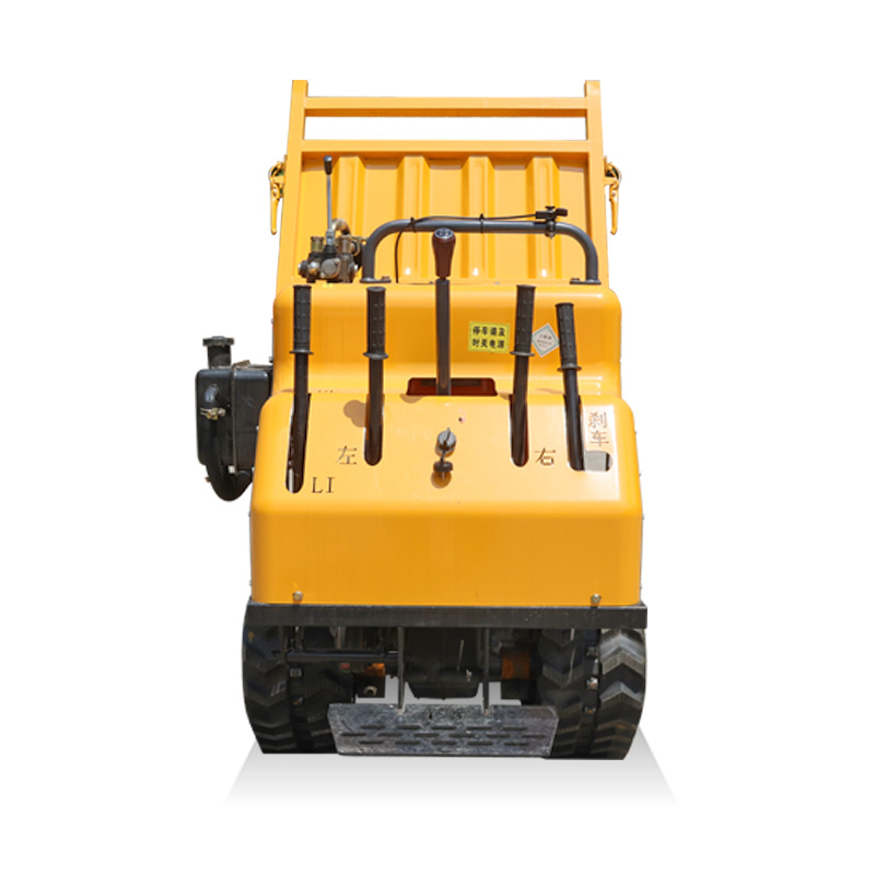 1 Ton con guida da terra dumper cingolato per Landscaping e Confined Jobs con compatto Size e fluido Handling