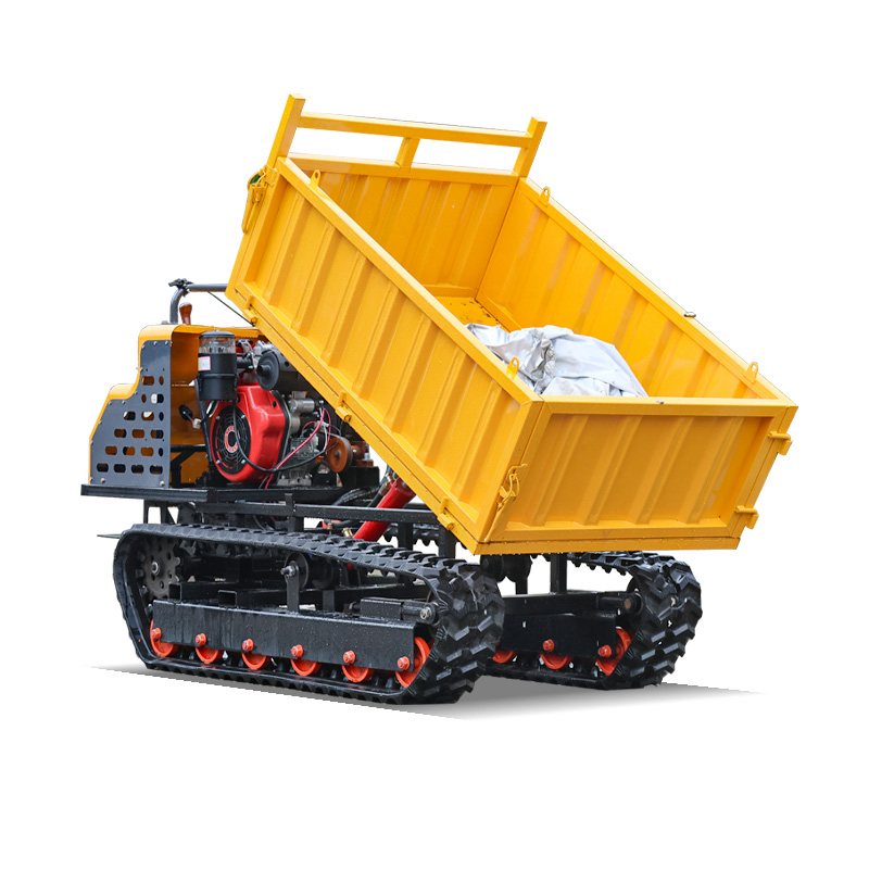 2 Ton con guida da terra dumper cingolato per costruzione trasporto con forte Traction e affidabile carico capacita