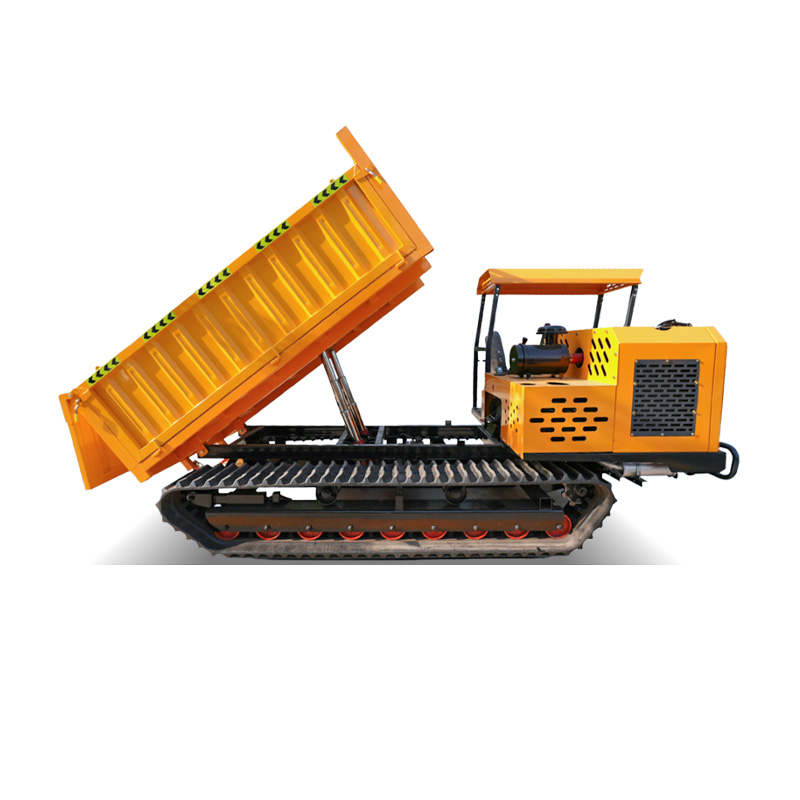 6 Ton Ride-On Tracked Dumper for Industrial Hauling with Durable Structure and Consistent Load Performance