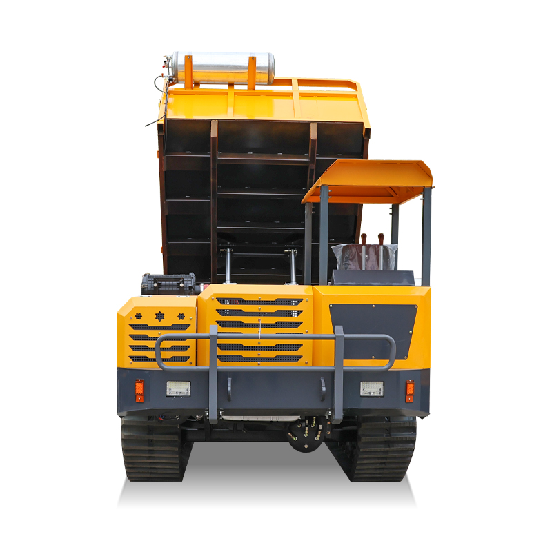 12 Ton Ride-On Tracked Dumper for Extreme Load Transport with Robust Design and Long-Term Durability