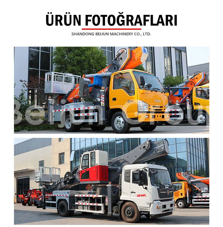25m Kamyon Üstü Hava Platformları