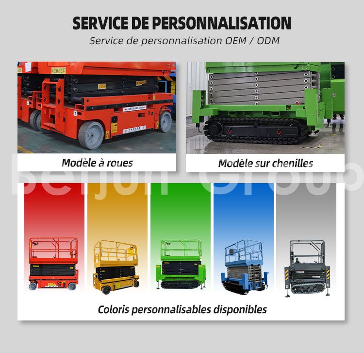 plateforme élévatrice à ciseaux