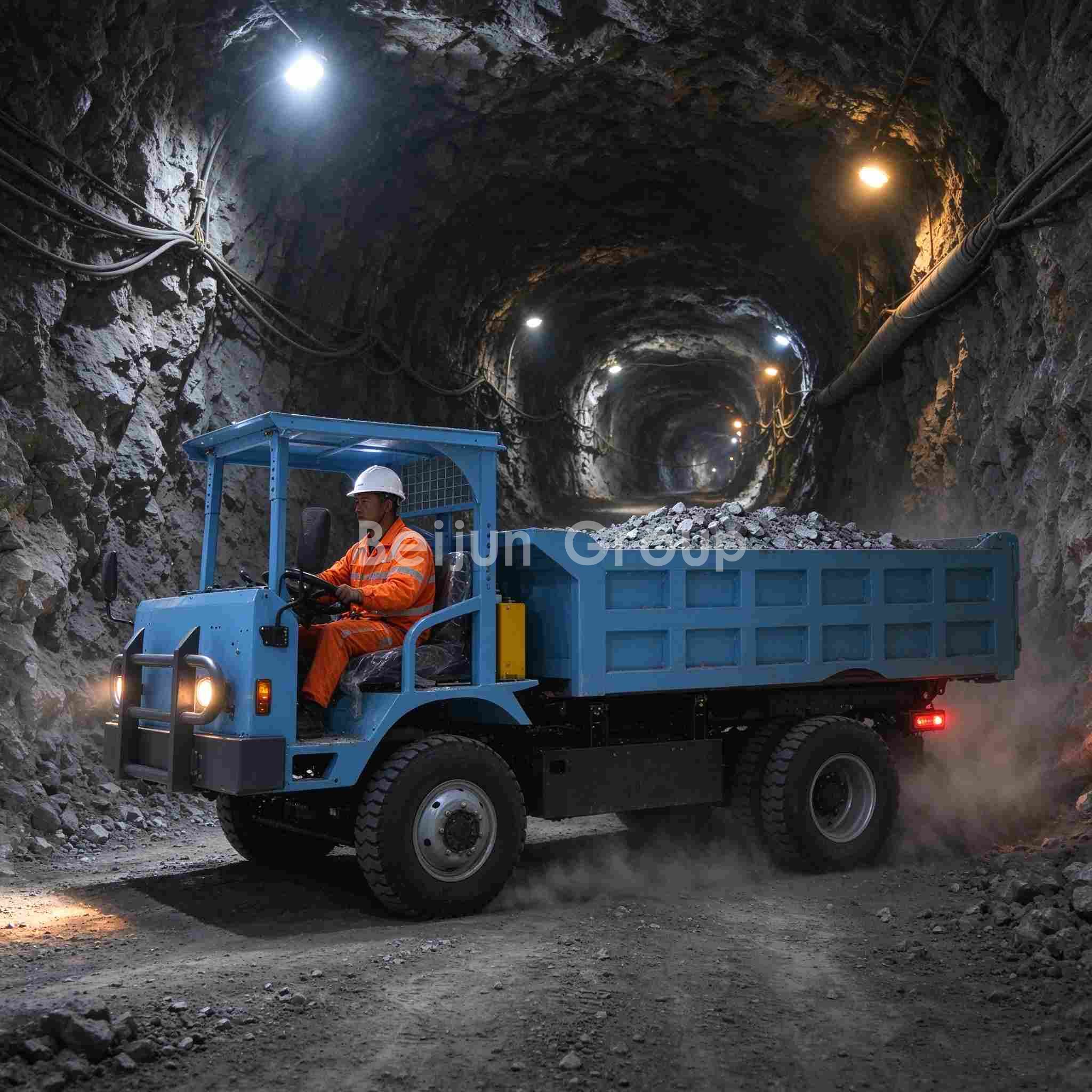 Beijun Electric Mining Trucks in Action 